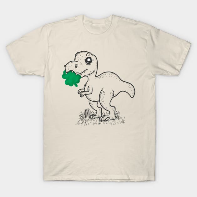 Shamrock dino st patricks day T-Shirt by Xatutik-Art